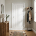 Internal White Primed Toledo 3 Panel Door with Solid Engineered Core