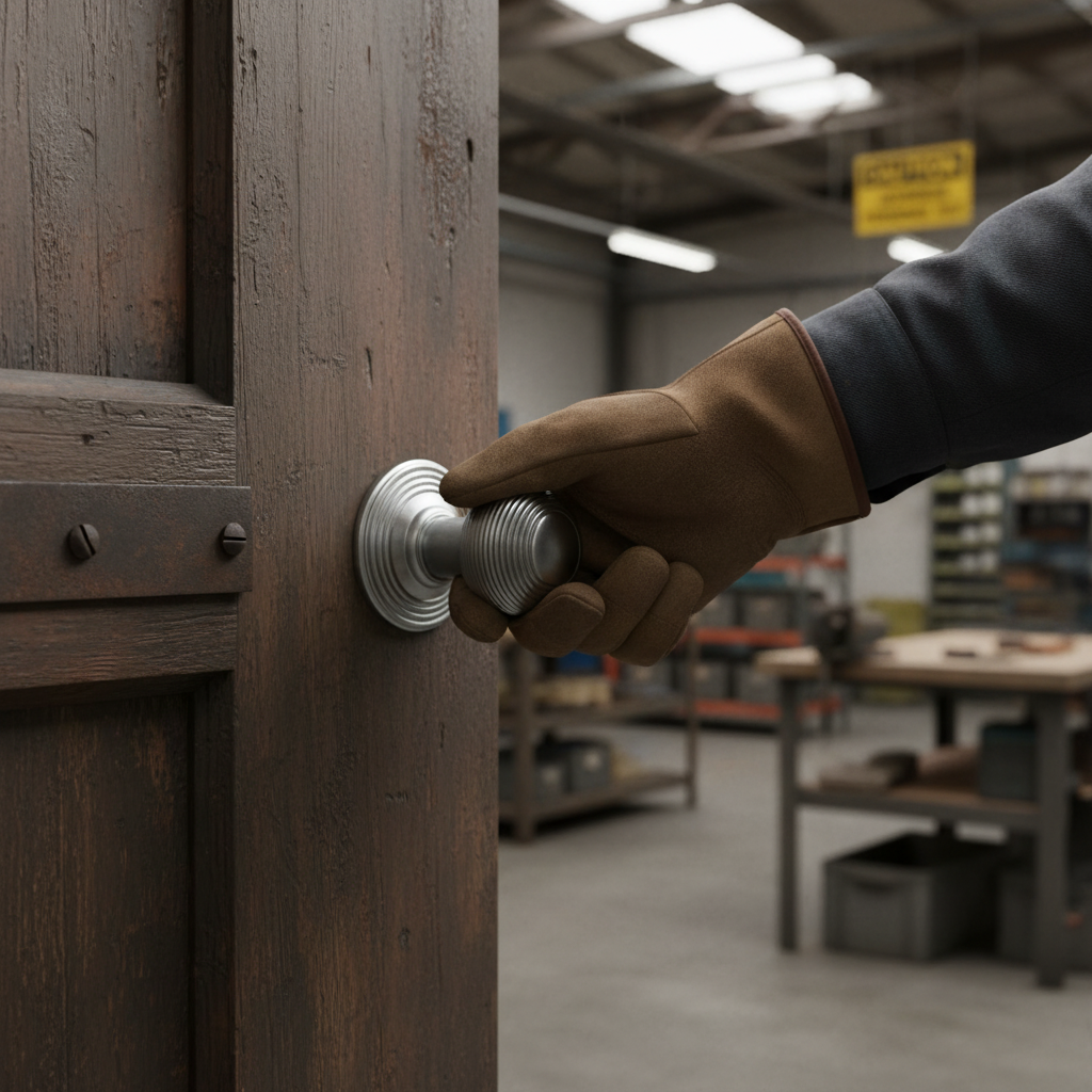 Premium 50mm Round Reeded Mortice Door Knob with Satin Chrome Finish for Elegant Door Design