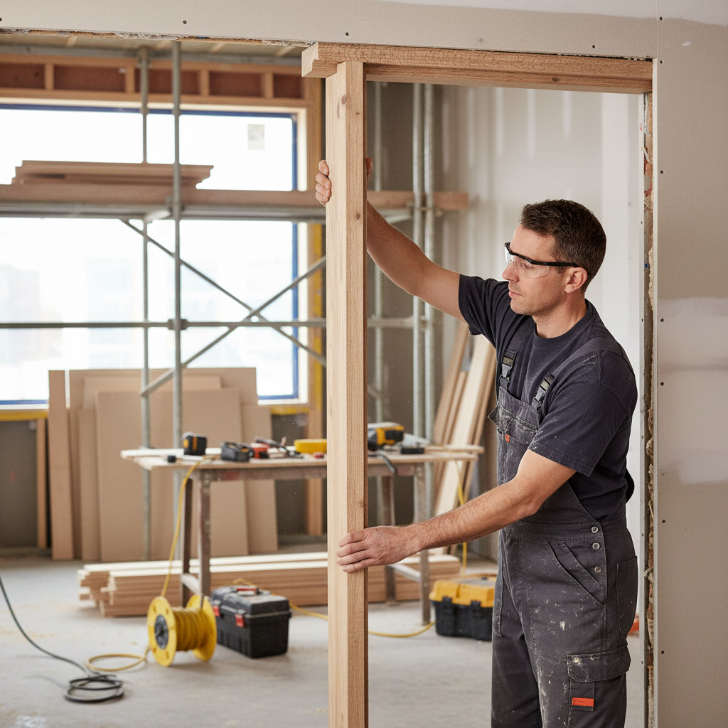 Premium FD30 Fire Door Lining Set 108mm - Durable Redwood for Enhanced Door Installation