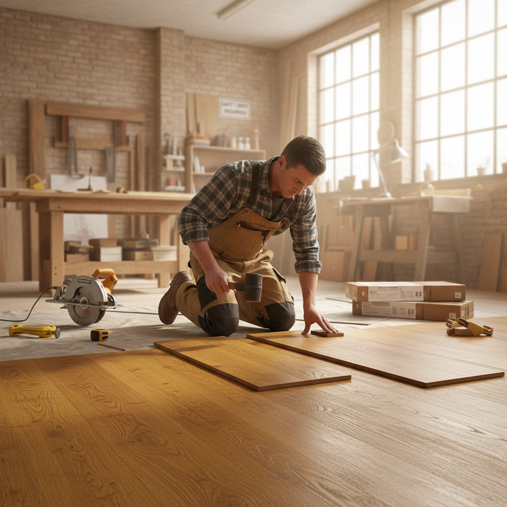 Premium 14mm UV Lacquered Engineered Real Wood Flooring - High-Quality Oak with Brushed Finish for Timeless Elegance