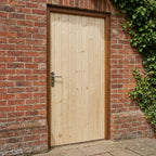 Unfinished External Solid Pine Ledged and Braced Gate