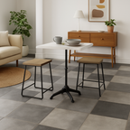 Water-resistant 8mm Laminate Flooring in Stone Oxide Finish