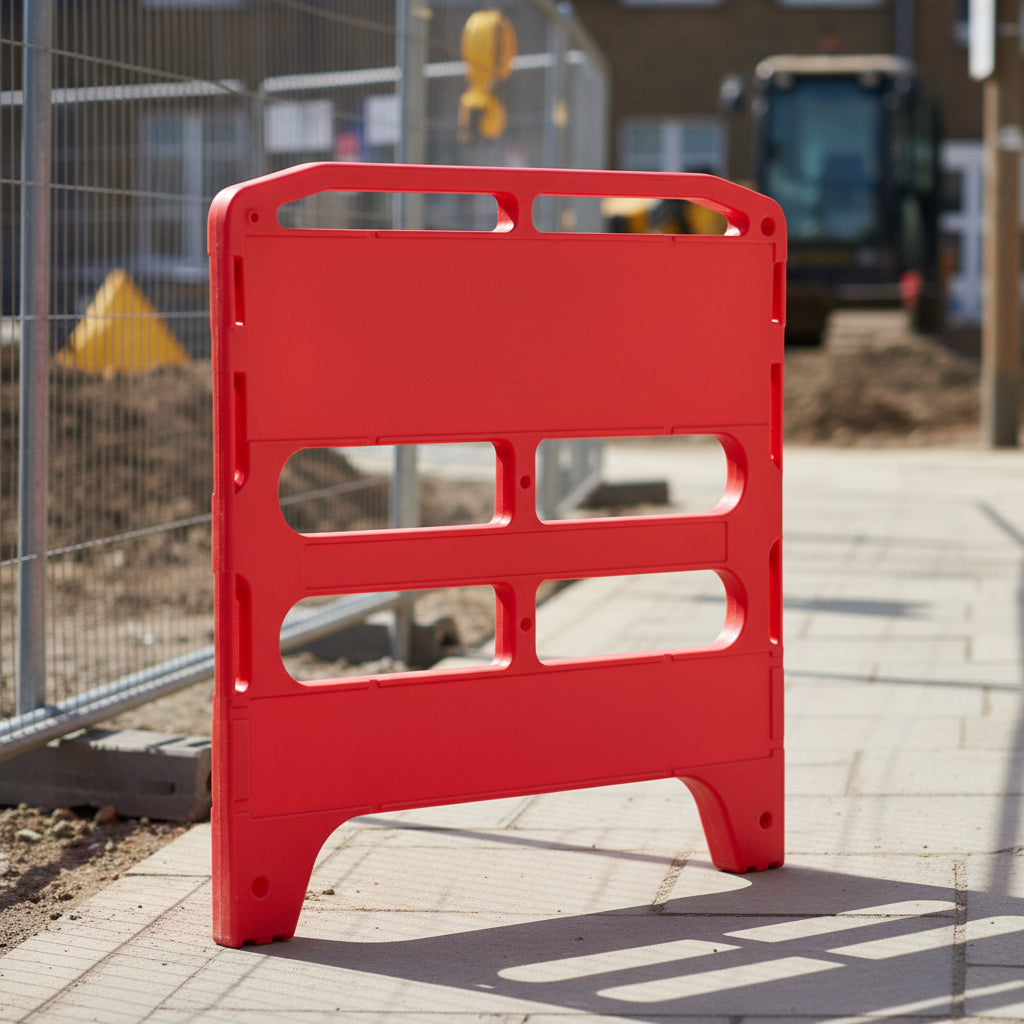 1M Utility Pedestrian Barrier - Professional Product Image